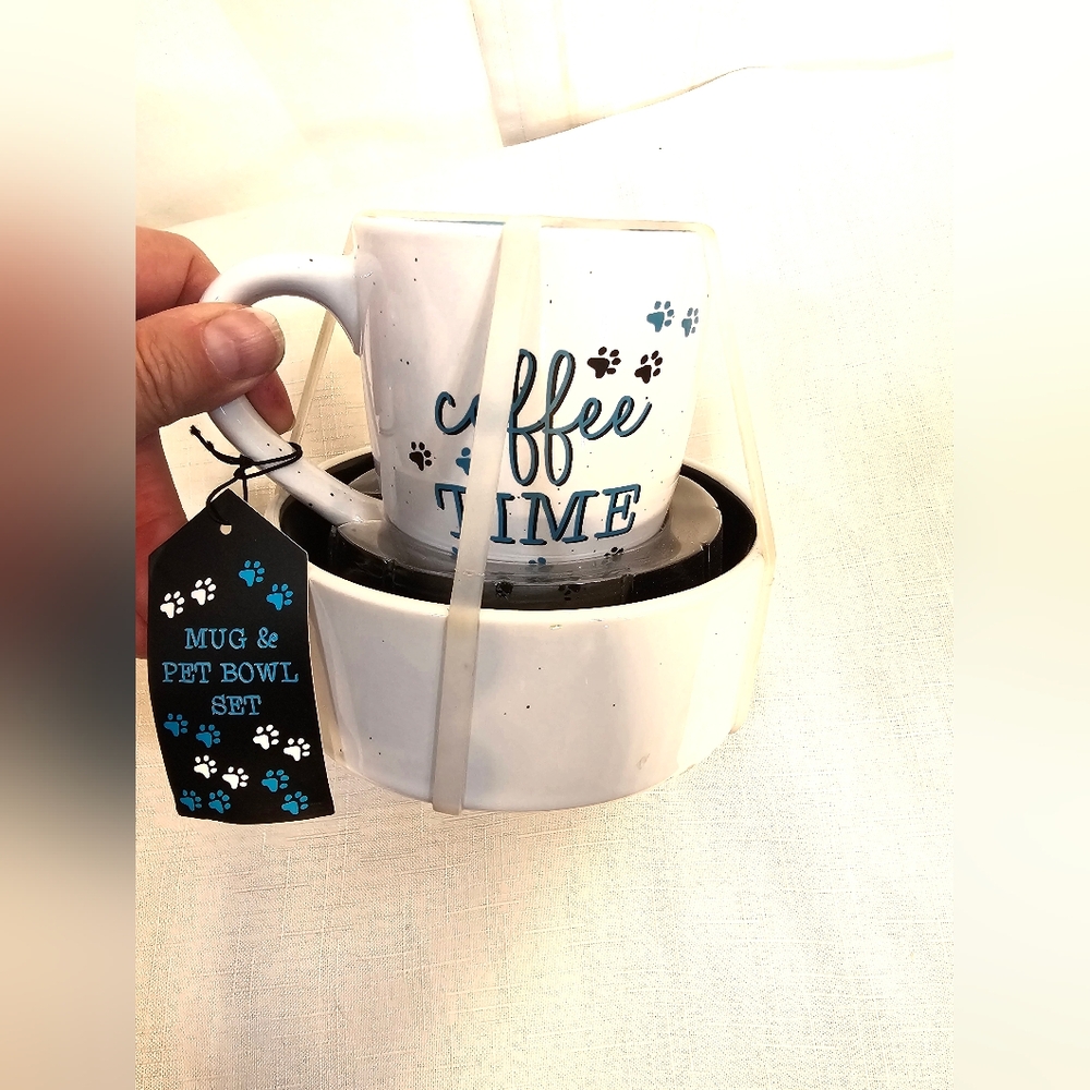 2/$20 Nwt Pet Bowl 14oz Mug Set - Picture 5 of 6